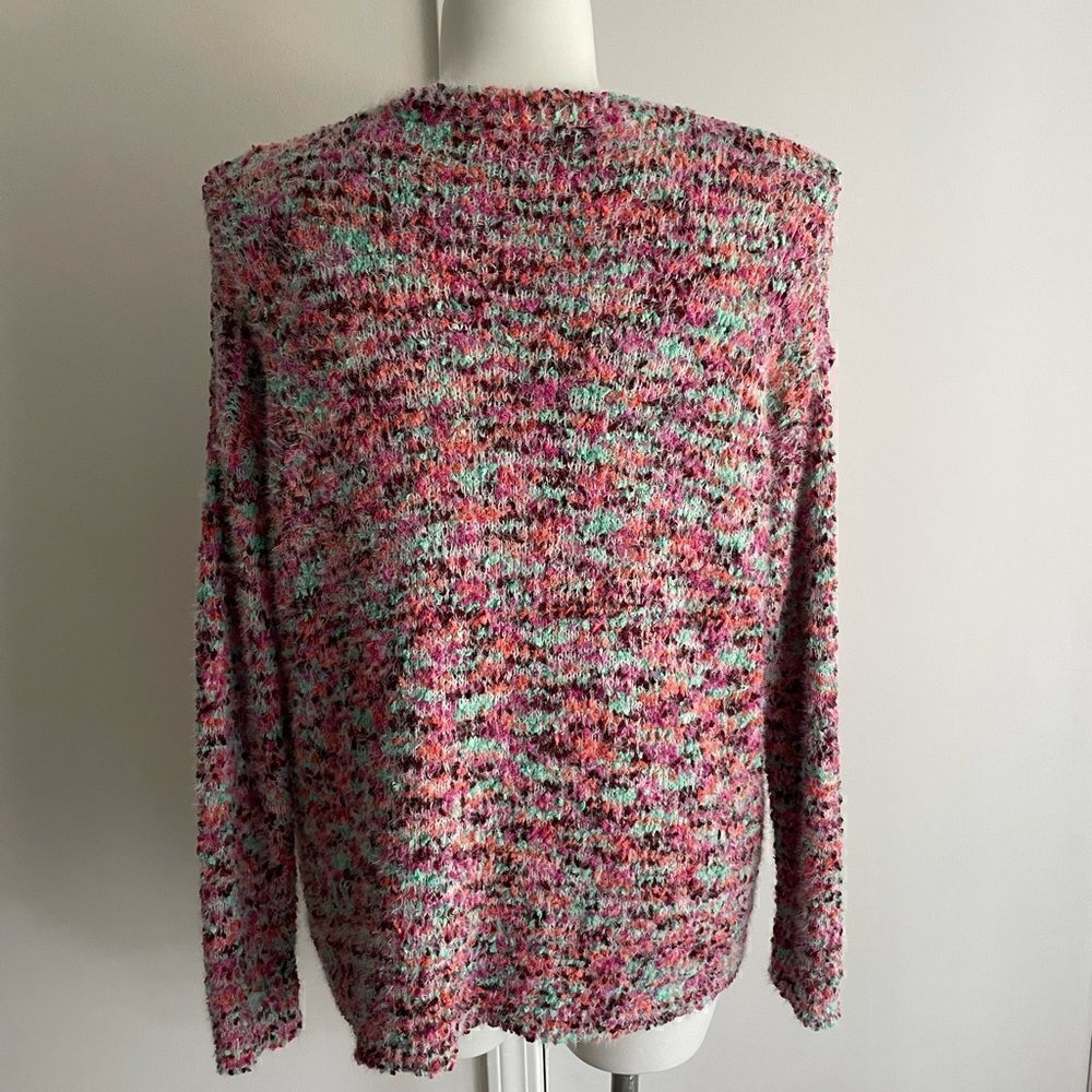 Pink Fuzzy Sweater, Size XL, Umgee - Picture 5 of 8